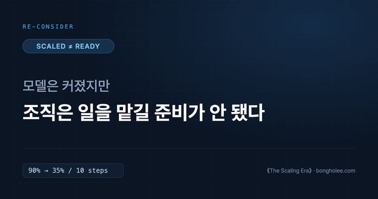 모델은 커졌지만 조직은 일을 맡길 준비가 안 됐다