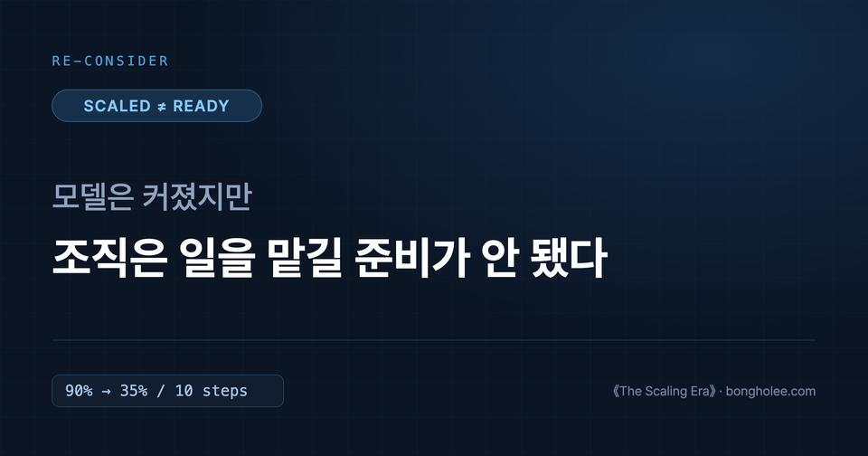 모델은 커졌지만 조직은 일을 맡길 준비가 안 됐다